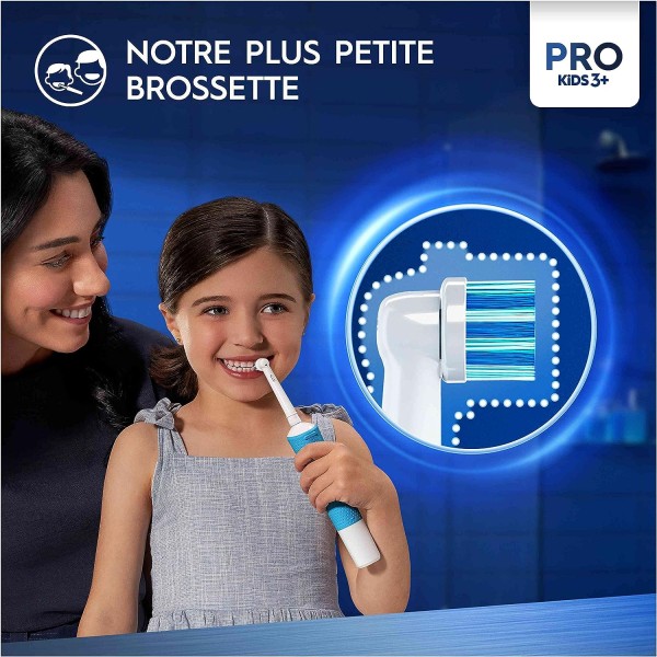 4 (Brossettes) Têtes de rechange 3D White Clean maximiser pour brosse à dents électrique Oral-B