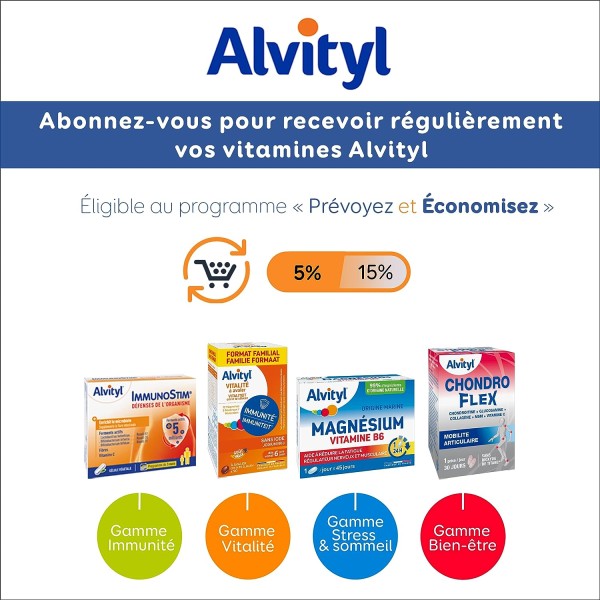 Alvityl® Vitalité – Solution buvable multivitaminée – dès 3 ans