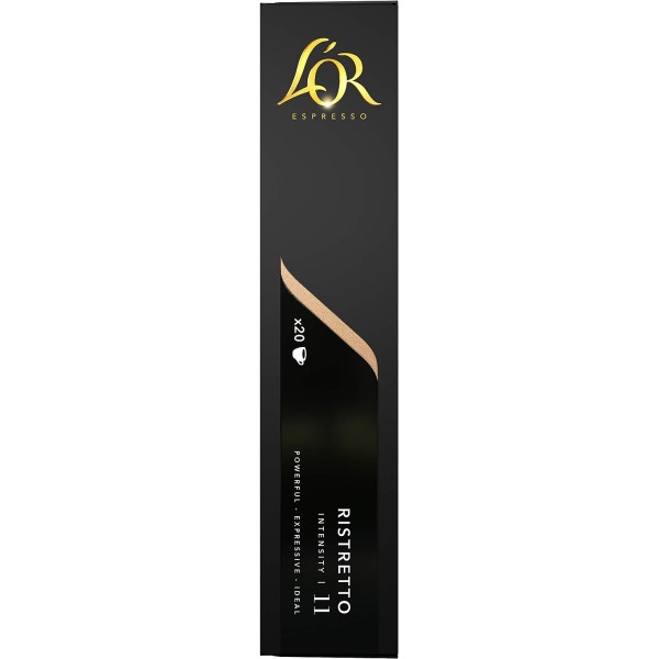 L'Or Capsules Café Intensité 11 - Ristretto - (20 Capsules)