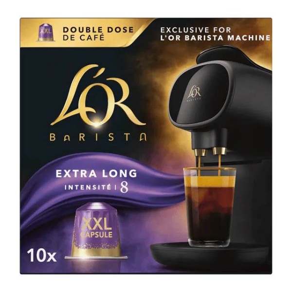 L'Or Capsules Café XXL Intensité 8 - Extra Long - T10 (Compatible Barista)