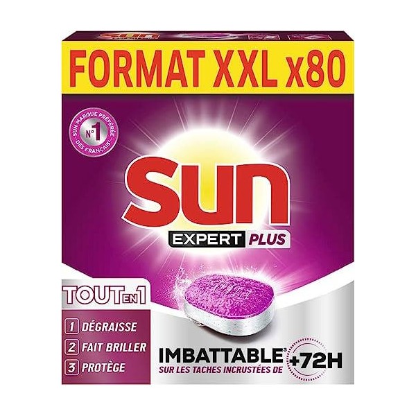 SUN Tablettes Lave-Vaisselle Tout-en-1 Expert Extra Power 44 tablettes