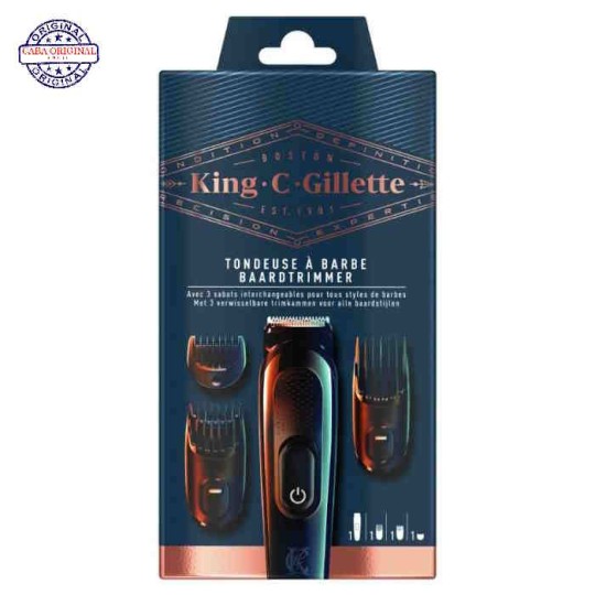 Gillette Tondeuse à Barbe Sans Fil 3 Sabot King C