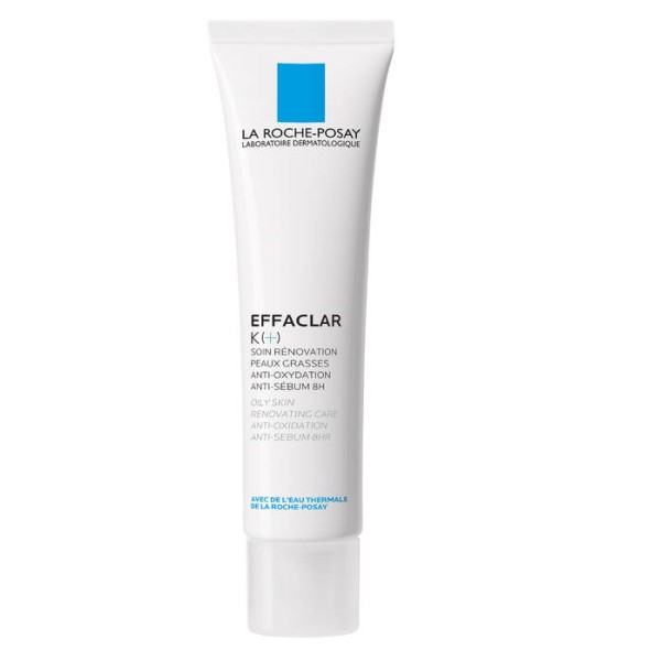 La Roche Posay Effaclar K (+) Soin Rénovation Peaux Grasses Anti-Oxydation Anti-Sébum 8H 40ml - Original