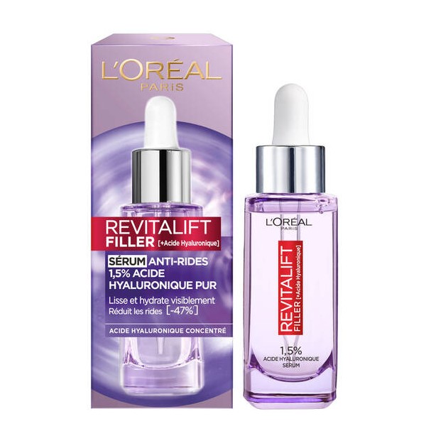 L'Oreal Revitalift Filler Sérum Anti-Rides À l’Acide Hyaluronique Pur 30 ml - Authentique - Original