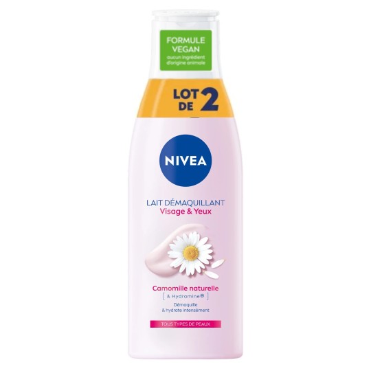 Nivea Lait demaquillant visage & yeux 2 x 200 ml