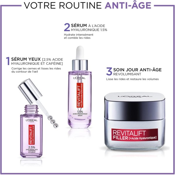 copy of L'Oreal Revitalift Filler Sérum Anti-Rides À l’Acide Hyaluronique Pur 30 ml - Authentique - Original