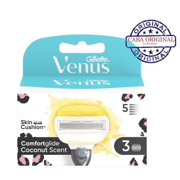 Pack 3 Recharges pour Rasoir Femme VENUS Comfortglide Coconut - Original