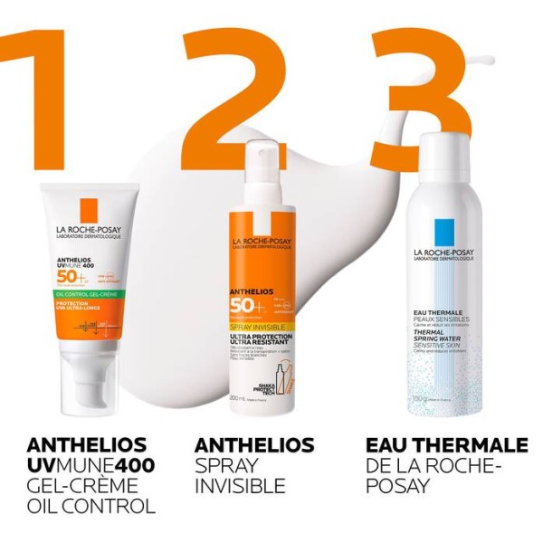 La Roche Posay Anthelios UVMUNE 400 Gel Crème Protection Solaire Ecran Total SPF 50- Authentique - Original