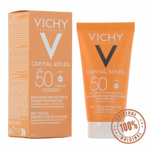 Vichy Capital Soleil Emulsion Toucher Sec Anti-Brillance SPF50