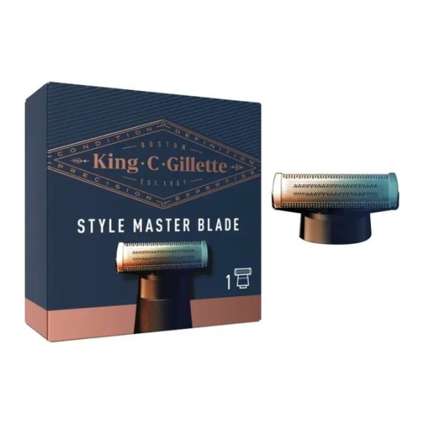 Tondeuse à Barbe Sans Fil 3 Sabot + 01 Recharge Suplémentaire - King C Styler Master