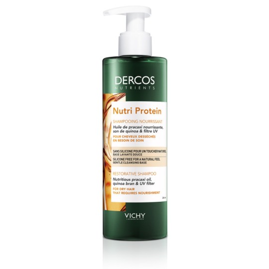 VICHY Dercos Nutrients Nutri Protein shampooing nourrissant 250ml - Original - Authentique