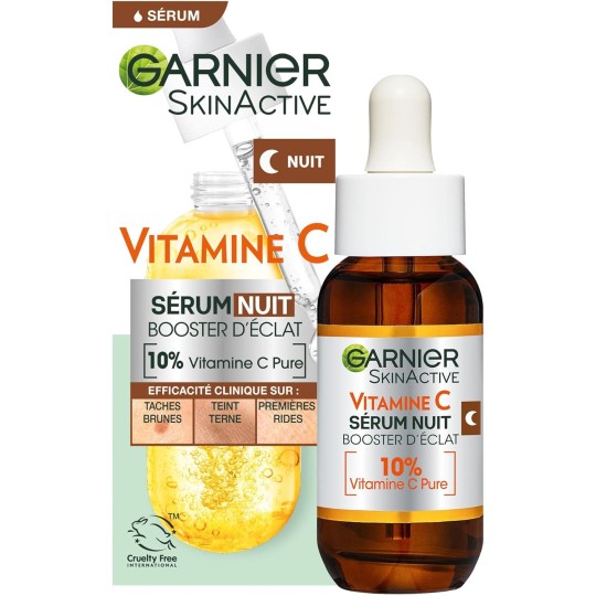 GARNIER Skin Active Sérum Nuit Booster Vitamine C 30ml - Original