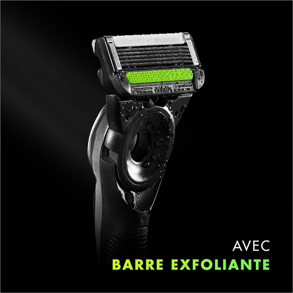 Gillette Labs Pack de 6 Recharges Avec Barre Exfoliante