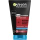 GARNIER PureActive - Nettoyant Visage 3-en-1 Anti-Points Nettoyant, Exfoliant et Masque Noirs 150 ml