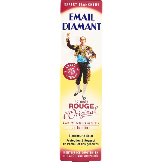 Dentifrice Rouge Formule L'Original Blancheur, Éclat, Gencives Protection 75ml