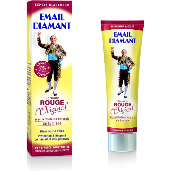 Dentifrice Rouge Formule L'Original Blancheur, Éclat, Gencives Protection 75ml