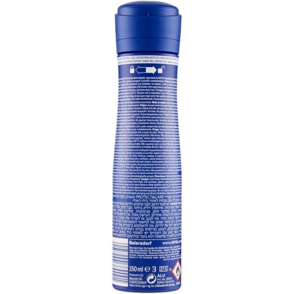 Nivea - Déodorant Spray Protect & care Déodorant 48h- 150 ml