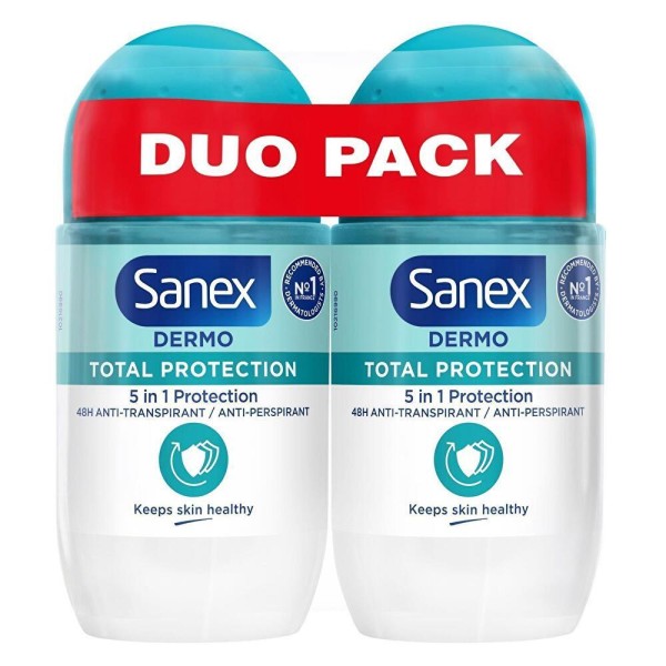 Sanex Lot de 2 Billes (Stick) Total Protection 2X50 ml- Authentique