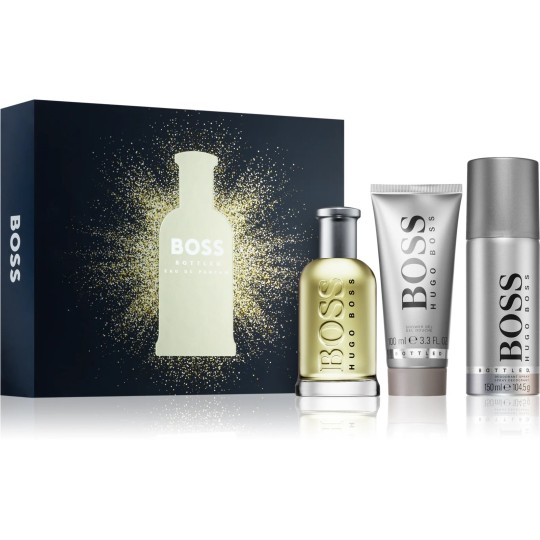 HUGO Boss - BOSS Bottled - Eau de Toilette 100 ml + Del douche + Déodorant en spray 150 ml