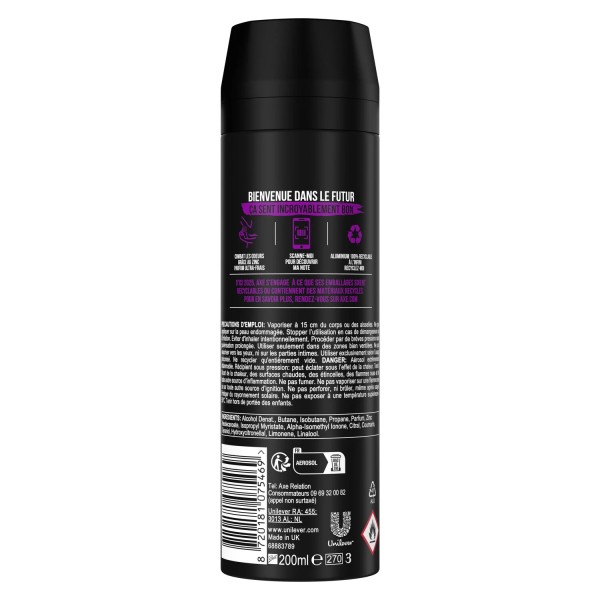 copy of Axe Lot de 2 Ice Cool Déodorant 72h anti-humidité 2x200ml - Athentique Original