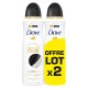 Dove Lot de 2 Déodorants Anti-Transpirant Fressia & Fleur de Violette Invisible Dry Advanced Care (2 x 200ml)