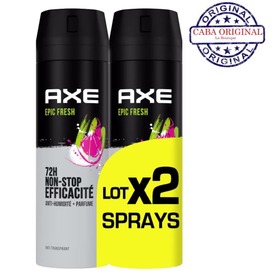 copy of Axe Lot de 2 Ice Cool Déodorant 72h anti-humidité 2x200ml - Athentique Original