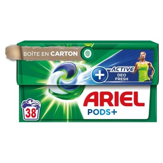 copy of Ariel Pods+ 4 en 1 +Unstoppables Touche de Lenor (40 Capsules)