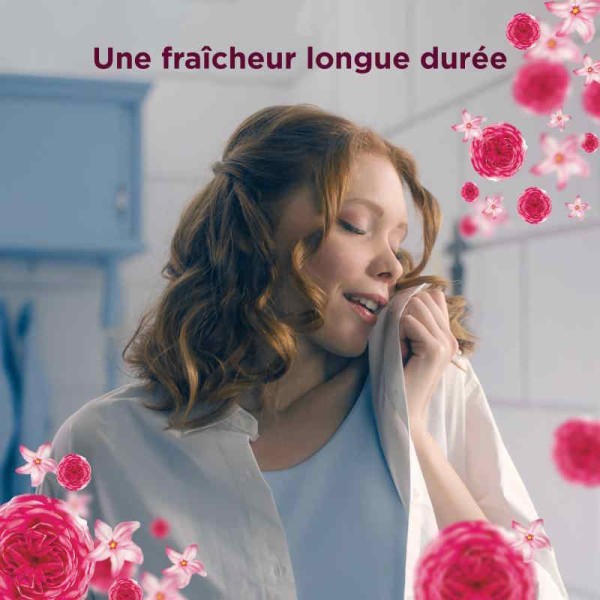 DASH Lessive Capsule Jasmin & Rose De Mai Tout-En-1 Pods (30 Capsules)