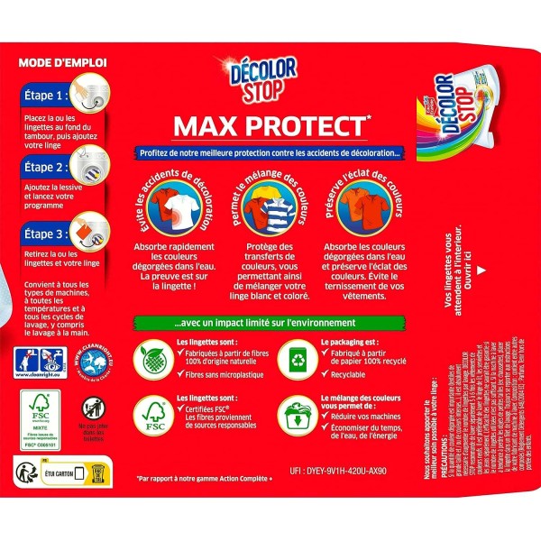 Decolor STOP Max Protect + Eco 27 Lingettes