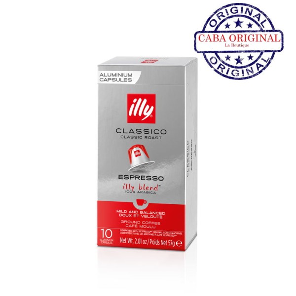 Illy CLASSICO en Capsules compatible Nespresso T10