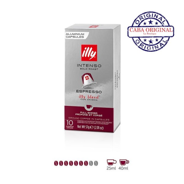 Illy INTENSO en Capsules compatible Nespresso T10