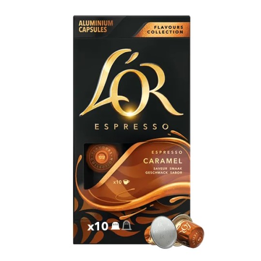 L'Or Capsules Café Intensité 5 - Caramel - T10