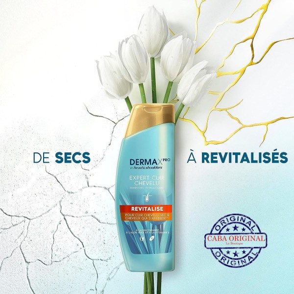 HEAD & SHOULDERS Shampoing DERMAxPRO Antipelliculaire Revitalise Expert Cuir Chevelu + Après-Shampoing (225 ml)