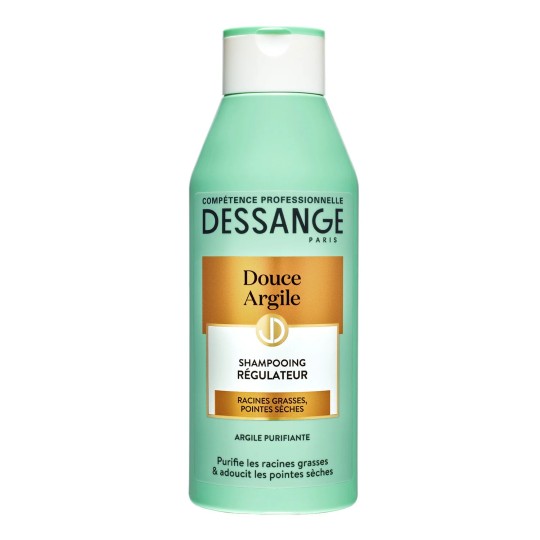 Dessange Shampooing Douce Argile Anti-Dessèchement pour Cheveux Gras 250ml