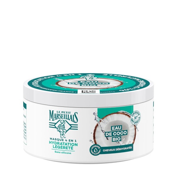 Le Petit Marseillais Masque Hydratation Intense pour Cheveux Secs et Abîmés