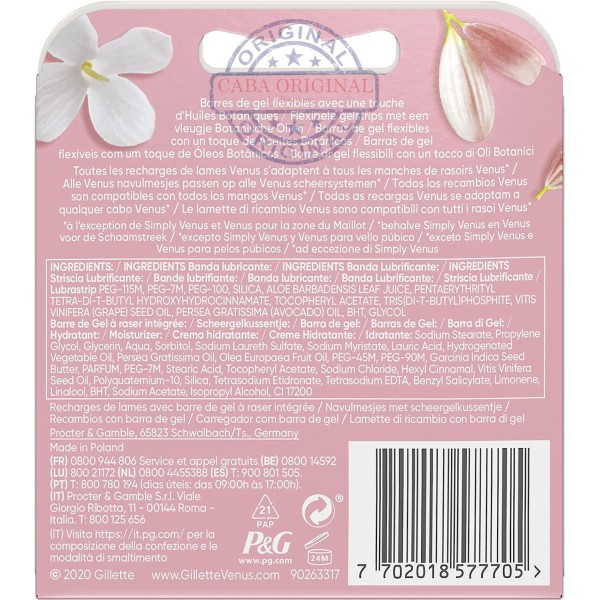 copy of Pack 3 Recharges pour Rasoir Femme VENUS Comfortglide Sugarberry - Original