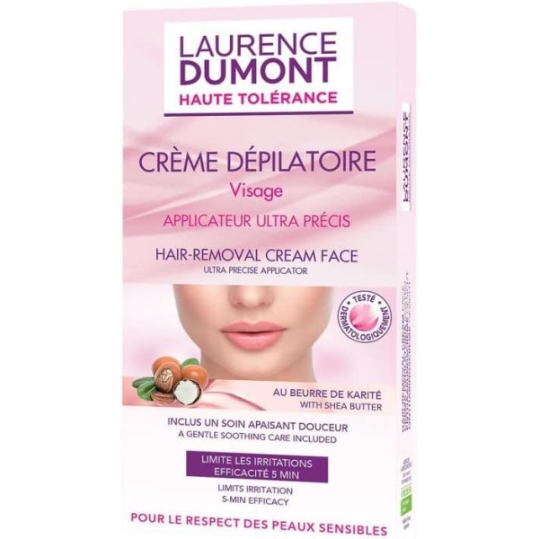 LAURENCE DUMONT - Crème Dépilatoire Haute Tolérance Visage 20Ml