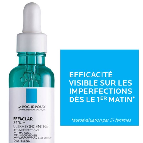 La Roche Posay EFFACLAR Sérum à l'Acide Salicylique Ultra Concentré 30 ml - Original