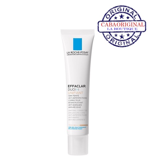 La Roche Posay Effaclar Duo+ Soin Correcteur Déinscrustant UNIFIANT (Teinté Medium) 40ml  - Original