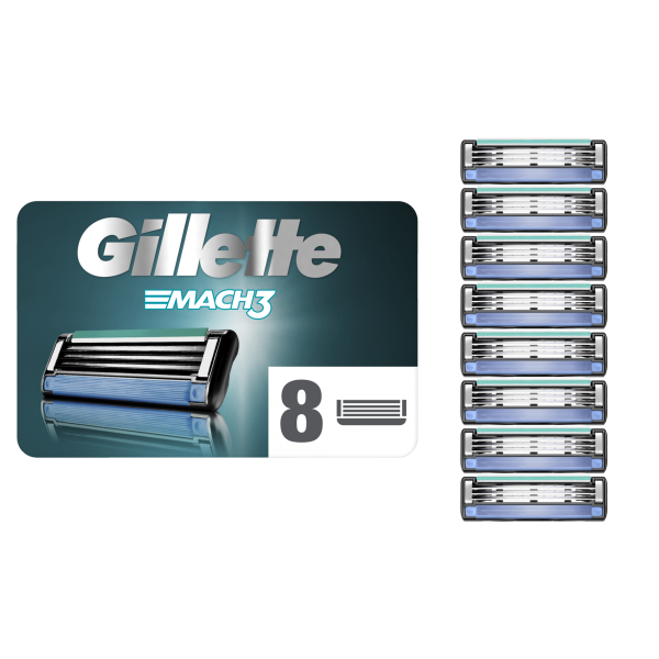 Pack 8 Recharges Gillette Mach3