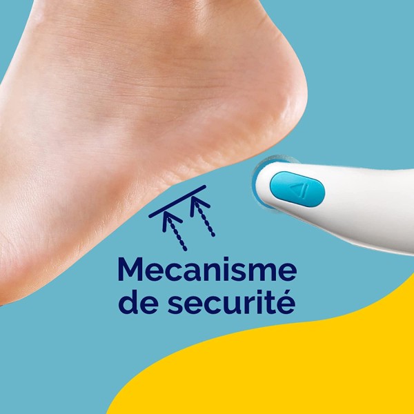 Scholl Râpe Pieds Electrique Velvet Smooth Rouleau Exfoliant et Anti-Callosités avec Recharge