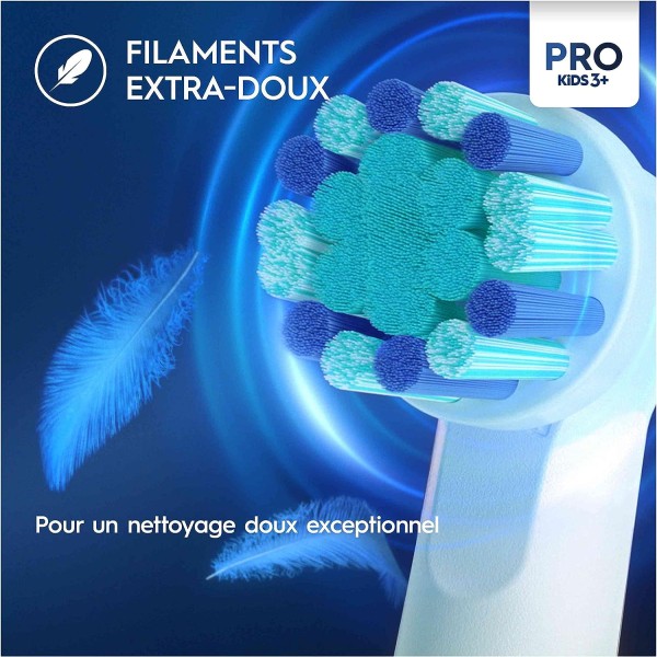 copy of 4 (Brossettes) Têtes de rechange 3D White Clean maximiser pour brosse à dents électrique Oral-B